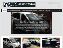 Tablet Screenshot of lichfieldcitycars.com